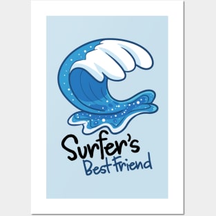 Surfer's Best Friend Posters and Art